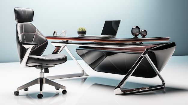 Luxury modern office table comfortable and elegant