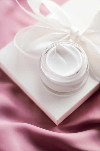 Luxury moisturizing cream and a white gift box