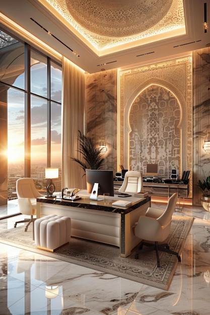 Luxury Moroccan Office Interior Design