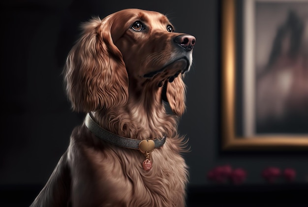 Luxury pet dog generative ai