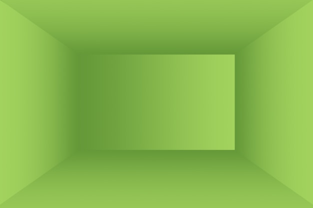 Luxury plain Green gradient abstract studio background