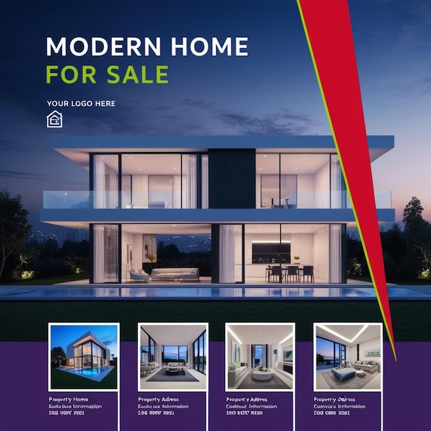 Luxury Property Sale Flyer HighEnd Home Promotion