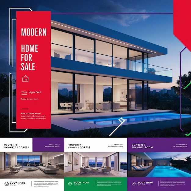 Luxury Property Sale Flyer HighEnd Home Promotion