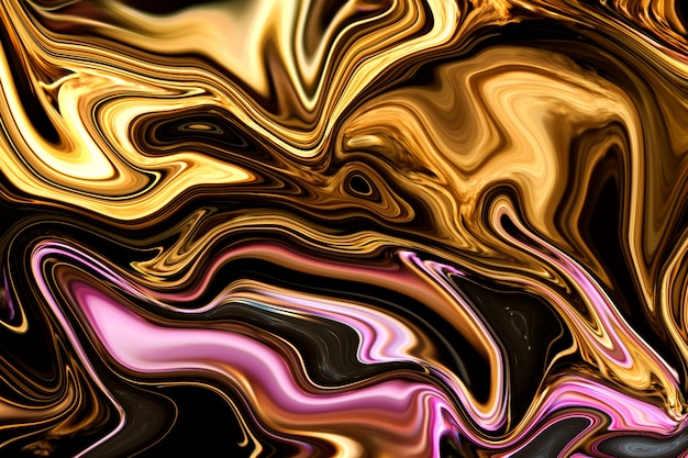 luxury purple and gold liquid colors background