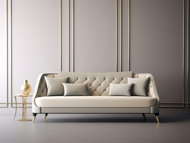 Luxury sofa mock up