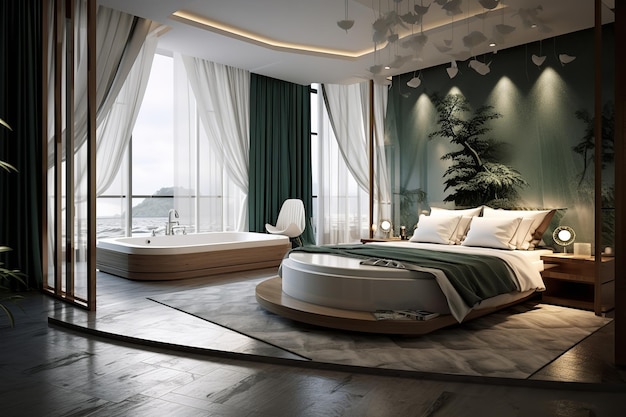 Luxury SpaInspired Bedroom Interior Design