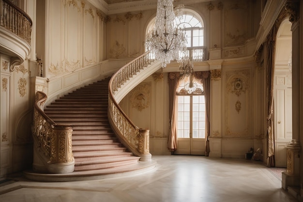 Luxury staircase hall