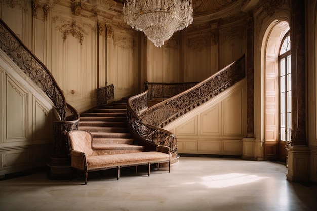 Luxury staircase hall