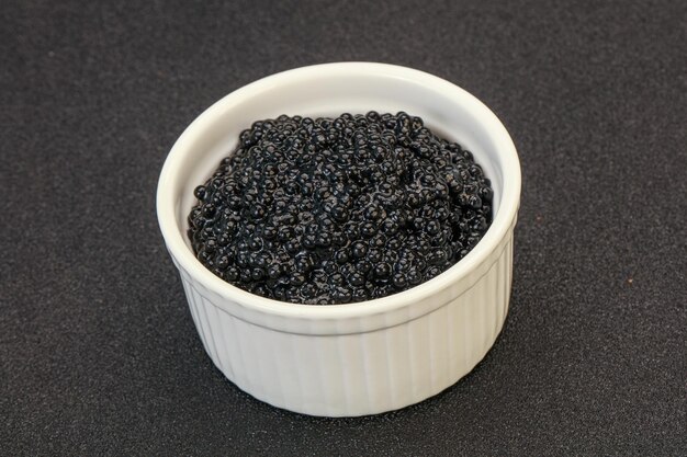 Luxury strugeon fish black caviar