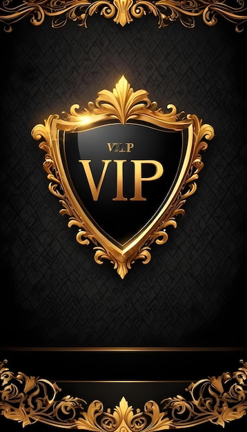 Luxury VIP golden background