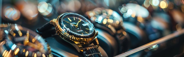 Luxury Watches on Display