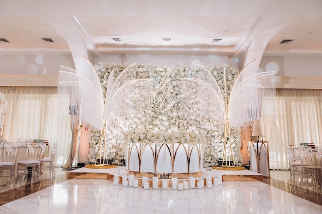 Luxury wedding decor