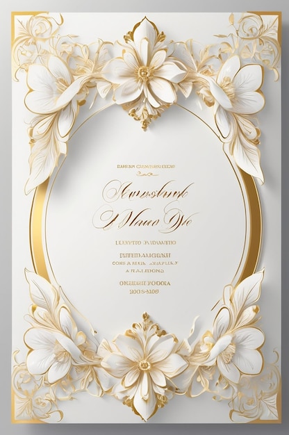 Photo luxury wedding invitations