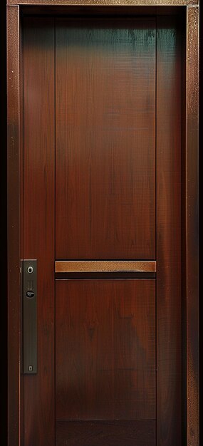 Photo luxury wooden door