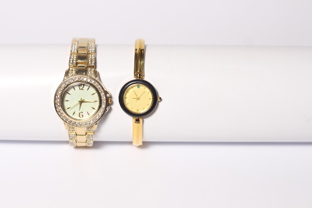 Luxury Wrist watches isolated background