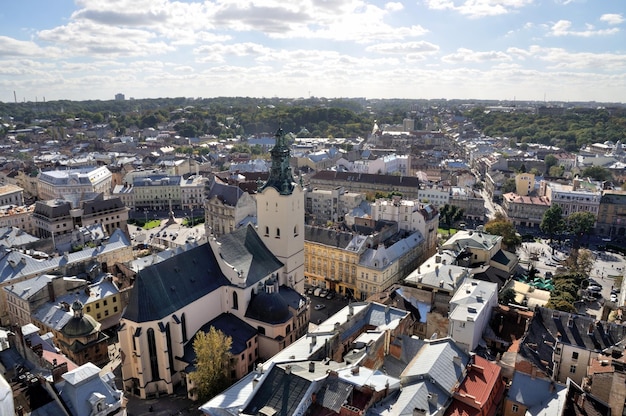 Lviv View from a high tower