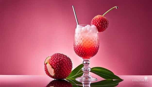 Photo lychee cocktail