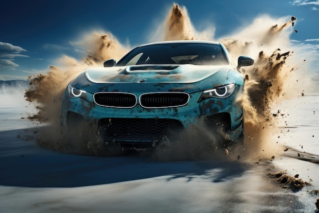 m5 drifting car professional photo smoke dynamic in motion track sport tuning speed photography