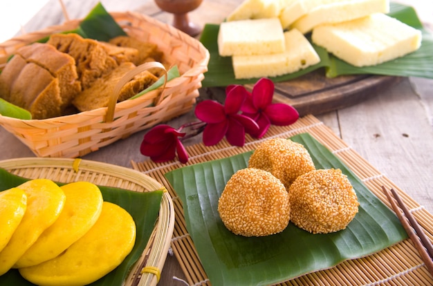 Ma Lai Gou-Traditional malaysian steamed cake. Malaysia desert