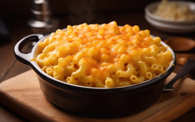 mac and cheese isolated