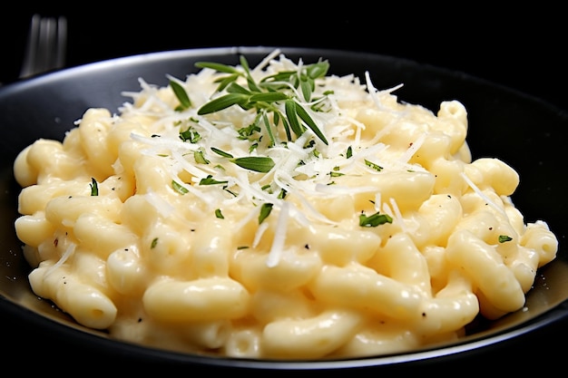 Macaroni and cheese with a hint of balsamic vinegar