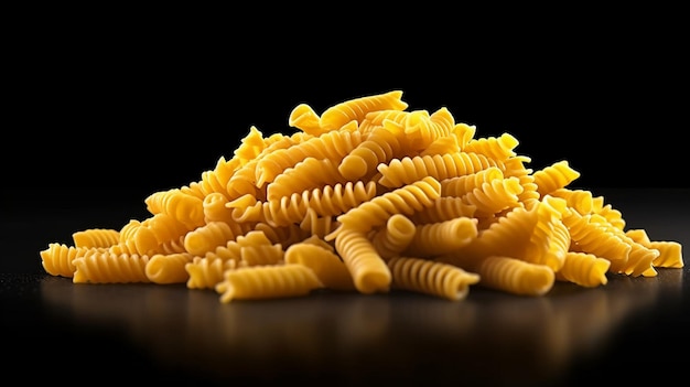 macaroni pasta isolated