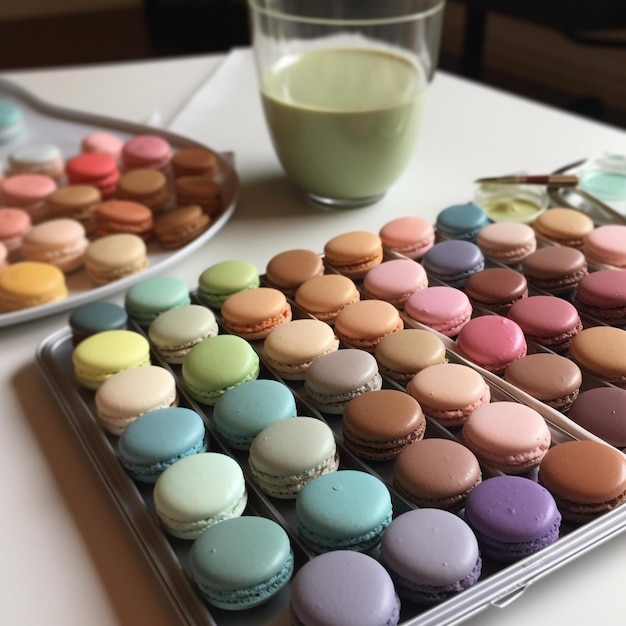 macarons color palette