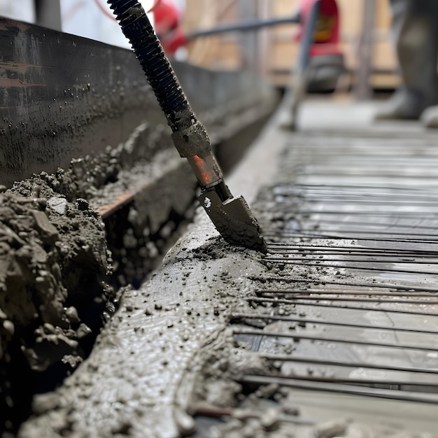 a machine that has a hammer in it that is being cut into pieces