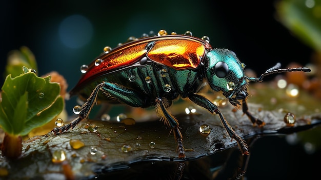 Macro image of a insect