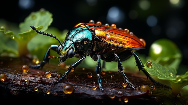 Macro image of a insect