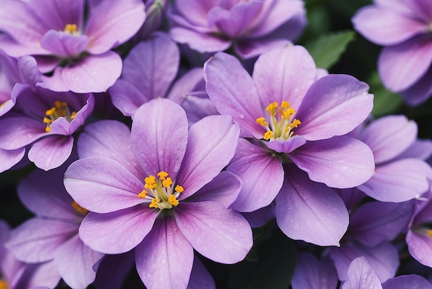 Photo macro image of spring lilac violet flowers abstract soft floral background