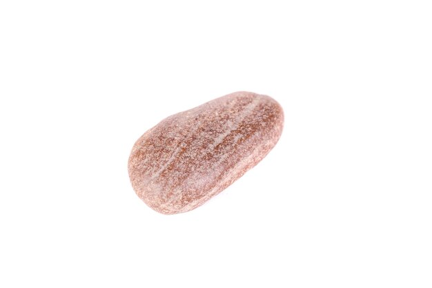 Macro mineral stone jasper on a white background