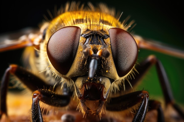 Macro photo of horsefly