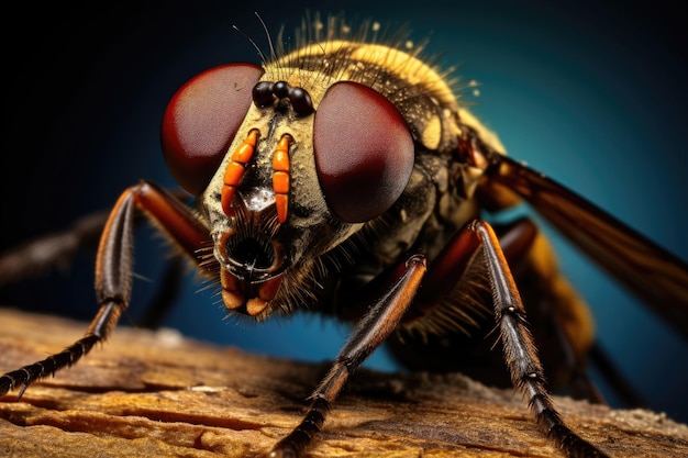 Macro photo of horsefly