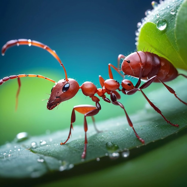 Macro photography of a Ant