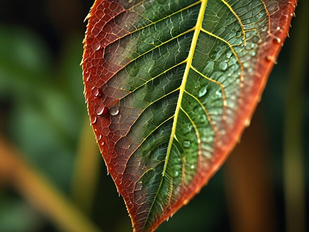 Macro Photography Capturing the Intricate Textures and Patterns of Leaves