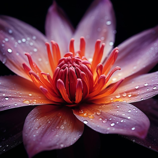 Macro Photography of Flower Inside