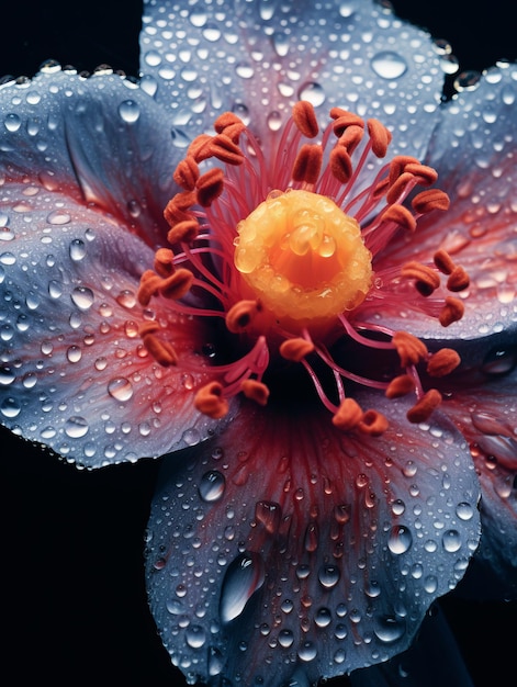 Macro Photography of Flower Inside