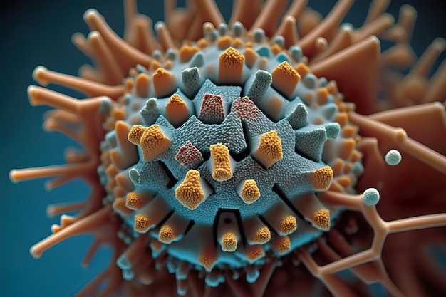 Macro photography virus