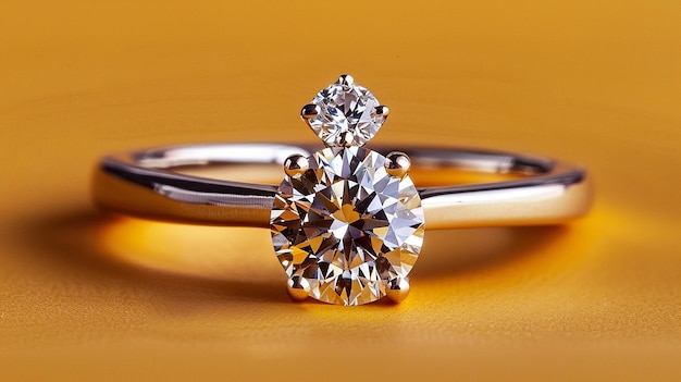 Macro Shot of Diamond Jewelry Rings