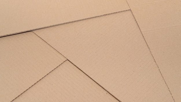 Photo macro view of cardboard papers highlighting texture and details