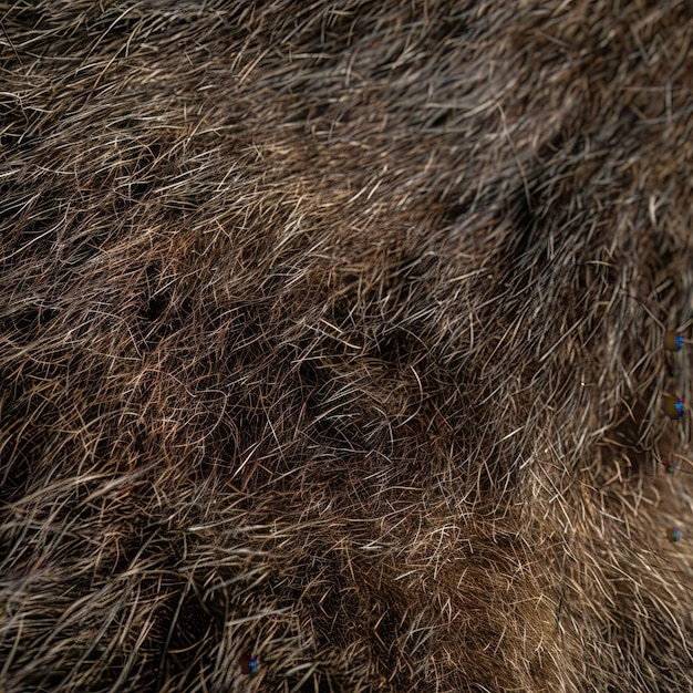 Macro view of a fur sample attributed to Bigfoot highlighting the texture and analysis potential ideal for mythical creature research