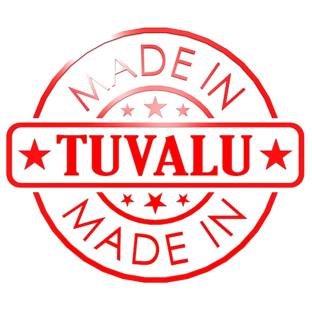 Made in Tuvalu red seal