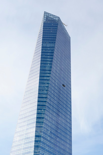 Madrid four towers skyline.