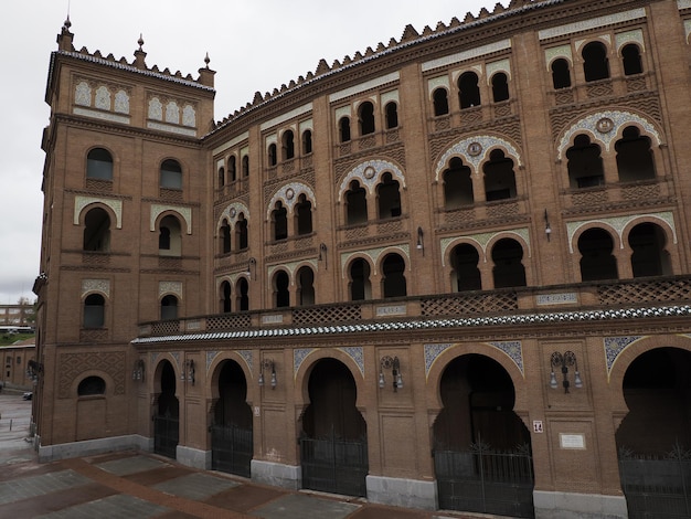 Madrid plaza de toros bull fighting historic arena Las ventas