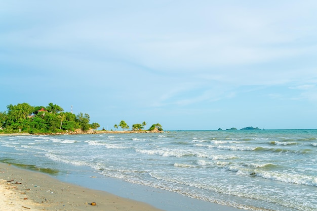 Mae Rumphueng Beach at Chanthaburi in Thailand