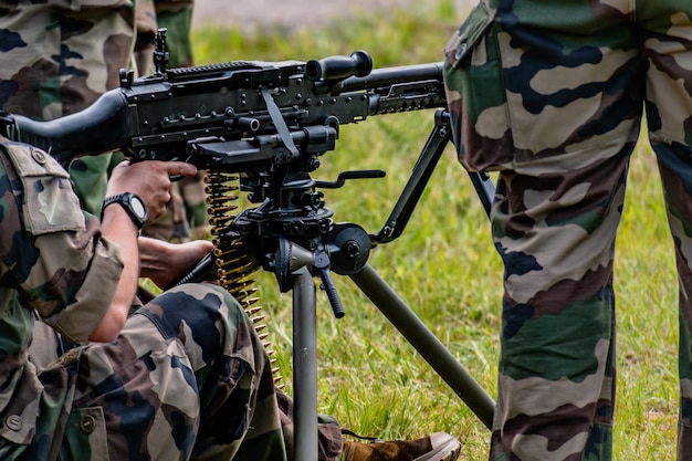 Mag 58 machine gun french army