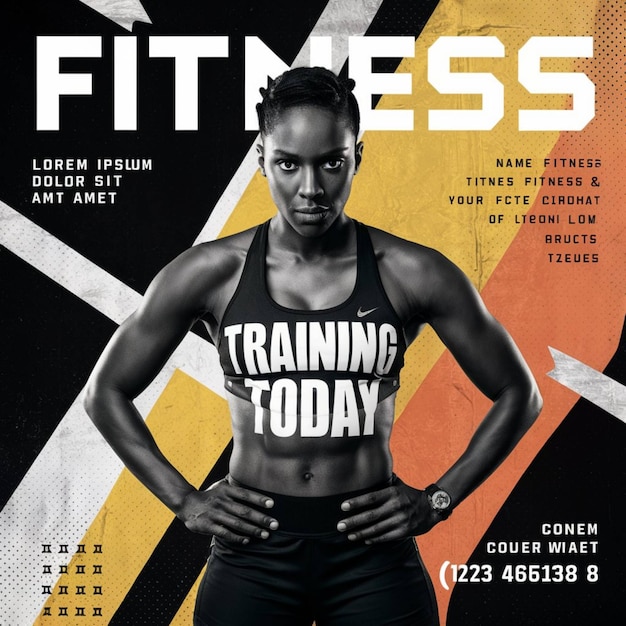 a magazine cover for a fitness day magazine