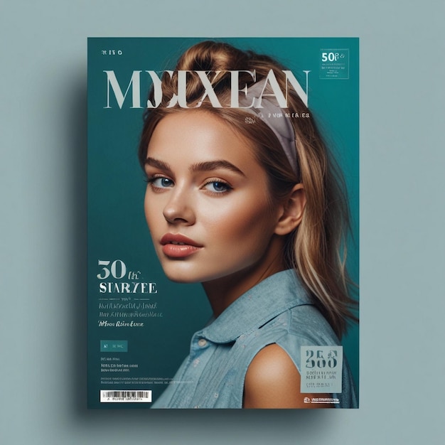 Magazine Mockup Presentation generative Ai