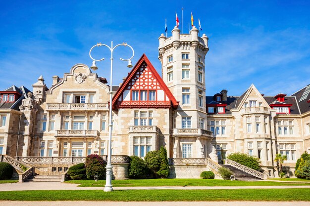 Magdalena Palace or Palacio de la Magdalena is a palace located on the Magdalena Peninsula in Santander city, Spain.